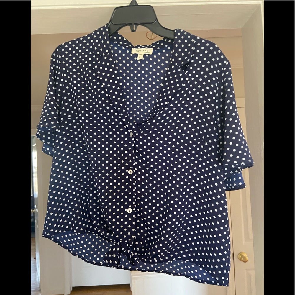 Polka Dot Rockabilly Crop Top